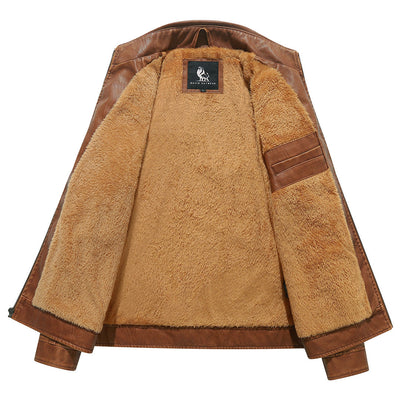 Veste Biker en Fleece